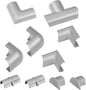 D-Line Medium Cable Raceway Accessory Pack, Join 1.18in x 0.59in Cord Cover by D-LineUSAinc
