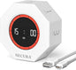 Secura Pomodoro Timer, Rotating Cube Time Tracker, Flip Gravity Sensor by Secura