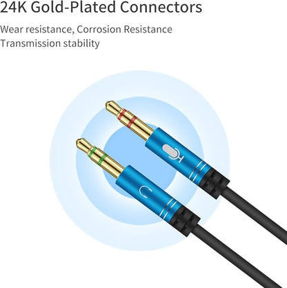CANFON Headphone Splitter for Computer 3.5mm Female to 2 Dual 3.5mm Male - Image 4