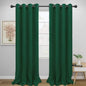 Easy-Going Blackout Curtains for Bedroom, Solid Thermal Insulated Grommet and by Easy-Going