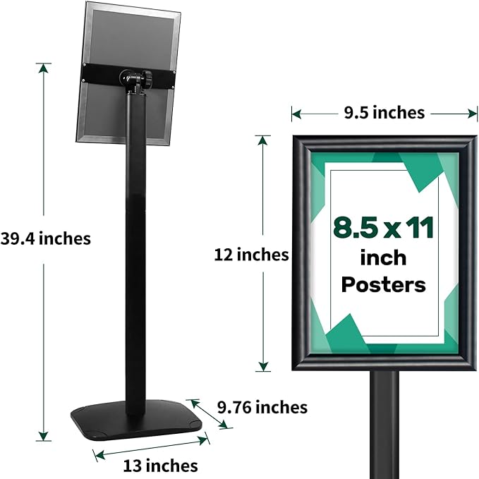 Mutualsign 3Pcs Heavy Duty Pedestal Sign Holder - Image 5
