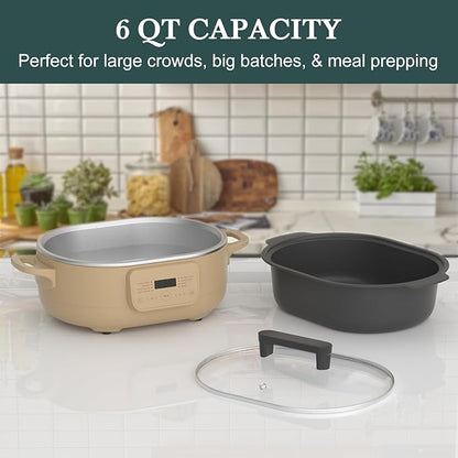 MAGNIFIQUE 6 Quart Multi-Cooker, - Image 4