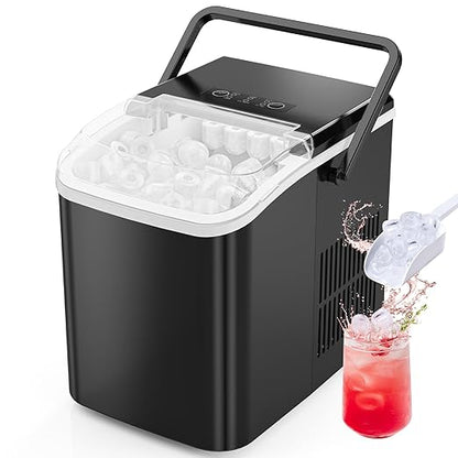 Sweetcrispy Countertop Ice Maker Machine, Portable Self-Cleaning Ice Machine by Sweetcrispy