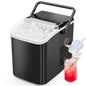 Sweetcrispy Countertop Ice Maker Machine, Portable Self-Cleaning Ice Machine by Sweetcrispy