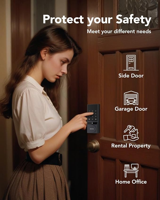 Devo G5 Smart Locks for Front Door, Keyless Entry Door Lock, Deadbolt Smart Lock - Image 8