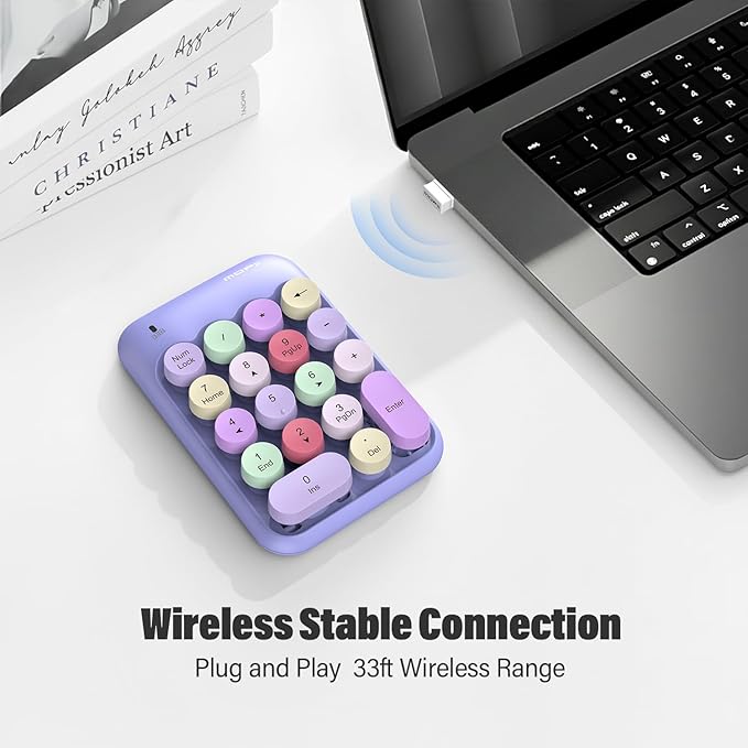 MOFII Cute Colorful Wireless Number Pad - Image 2