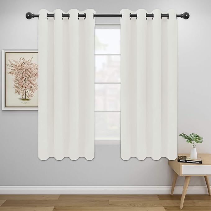 Easy-Going Blackout Curtains for Bedroom, Solid Thermal Insulated Grommet and by Easy-Going