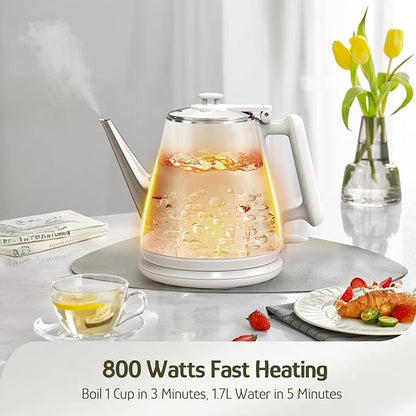 Hazel Quinn Electric Kettle - 1L/34oz Small Tea Kettle - Image 3