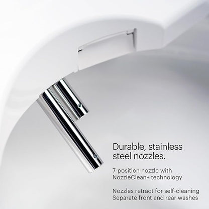 Brondell Bidet Toilet Seat S1400, Smart Toilet Seat, Dual Stainless-Steel - Image 9