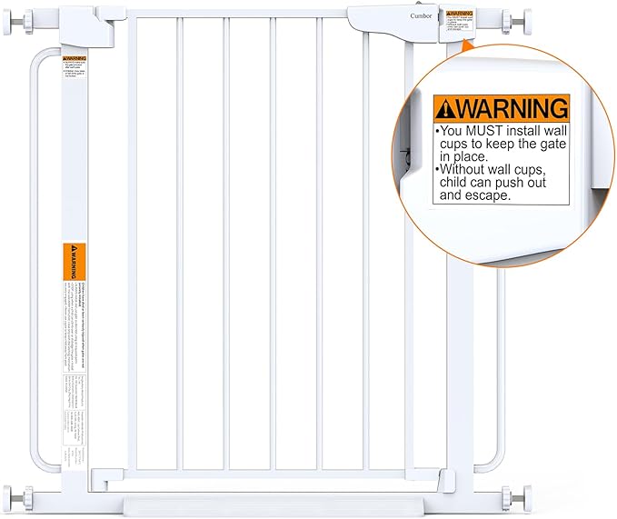 Cumbor 29.7-57" Extra Wide Baby Gate - Image 9