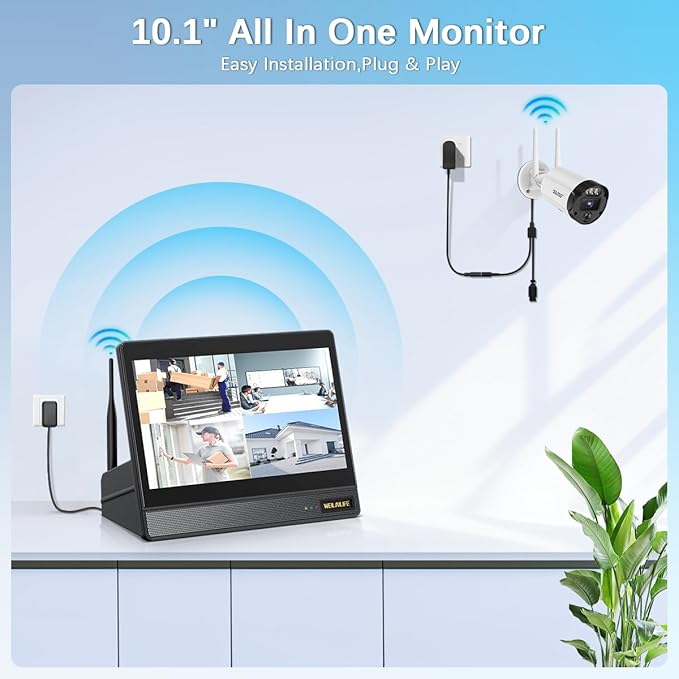 【All-in-One Security System】 Outdoor Wireless Security Camera System, Home - Image 6
