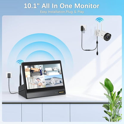 【All-in-One Security System】 Outdoor Wireless Security Camera System, Home - Image 6