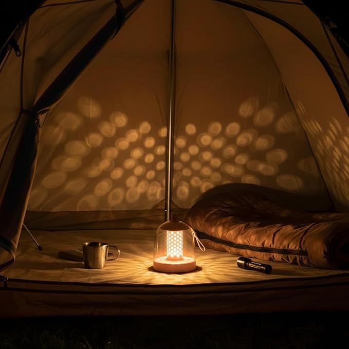 MKLK Camping Lantern, IPX4 Waterproof Touch Control LED Night Light, USB - Image 2