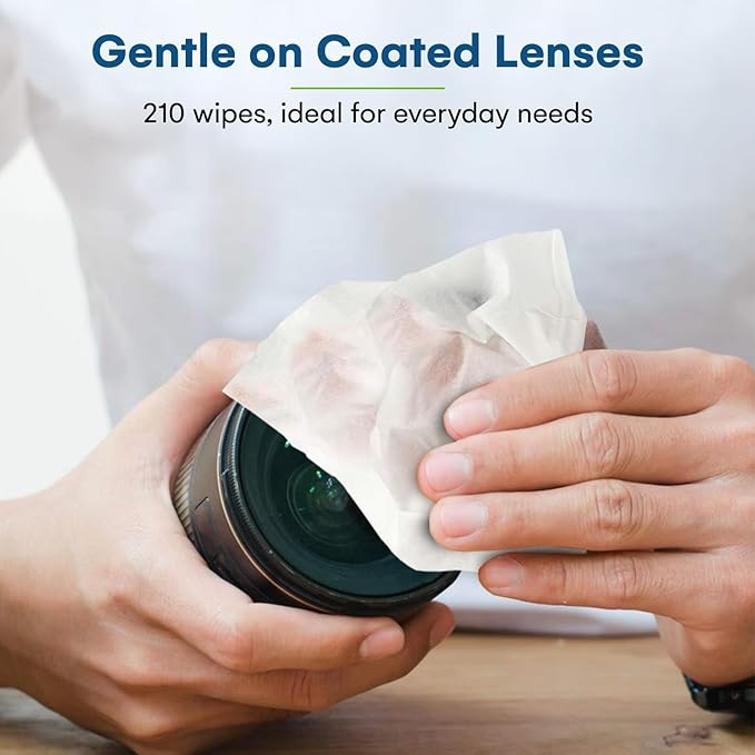 Care Touch Lens Wipes for Eyeglasses- 210 Count Individually Wrapped Pre- - Image 6