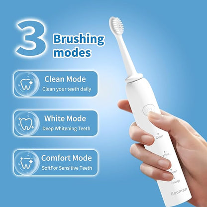 Rooman Oscillation&Vibration Sonic Electric Toothbrush - Image 4