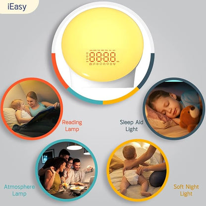 iEasy Wake up Light Sunrise Alarm Clock - Image 6