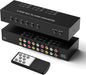 RuiPuo 6Port AV to HDMI Converter RCA/Composite/CVBS Adapter Support 16:9/4:3 by RuiPuo