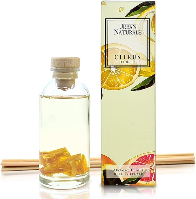 Urban Naturals Citrus Bliss Mandarin Orange & Grapefruit Essential Oil Reed - Image 4