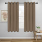 Easy-Going Blackout Curtains for Bedroom, Solid Thermal Insulated Grommet and by Easy-Going