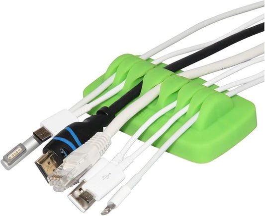 Heaviest Cable Organizer on The Market! Compact and Weighted Desktop Cord by ENVISIONED