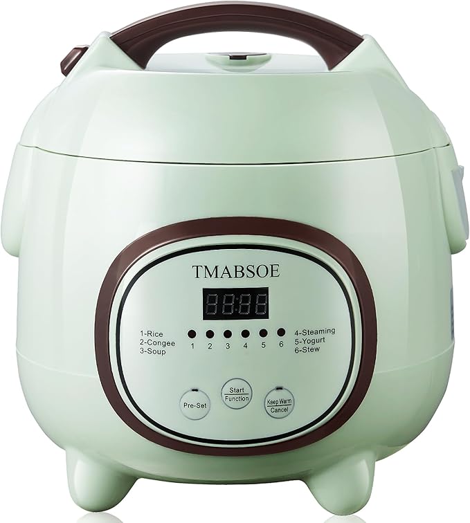 Rice Cooker 6 Cup, Small Rice Cooker by TMABSOE