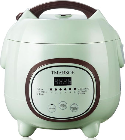 Rice Cooker 6 Cup, Small Rice Cooker by TMABSOE