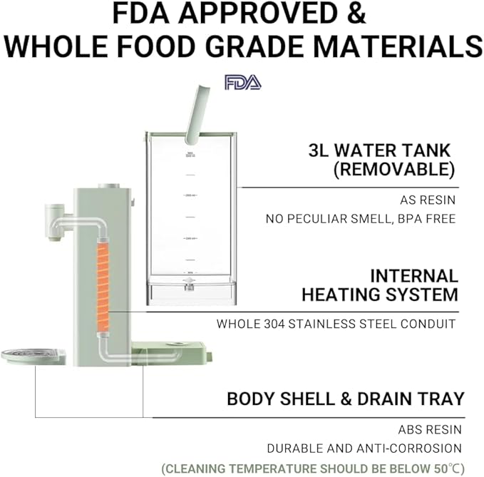 BUYDEEM S9013 Instant Hot Water Dispenser, Countertop Water Boiler & Warmer - Image 5