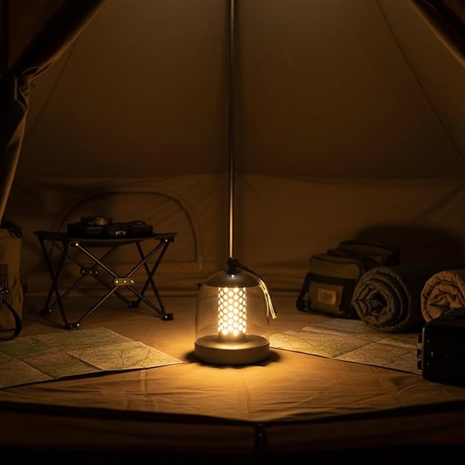 MKLK Camping Lantern, IPX4 Waterproof Touch Control LED Night Light, USB - Image 2