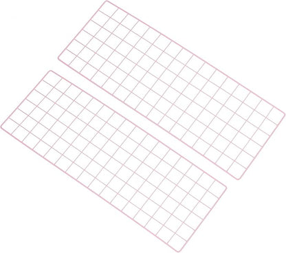 PATIKIL 31.5"x12" Wire Grid Panel, 2 Pack Board Photo Pictures Memo Display by PATIKIL
