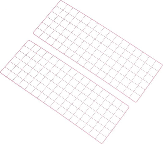 PATIKIL 31.5"x12" Wire Grid Panel, 2 Pack Board Photo Pictures Memo Display by PATIKIL
