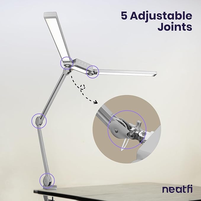 Neatfi LED Desk Lamp, Dimmable Desk Light - Image 4