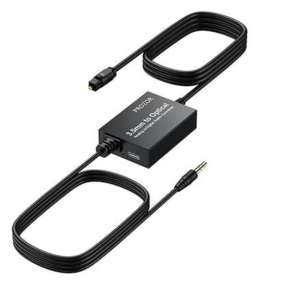 PROZOR 3.5mm to SPDIF Converter Analog to Digital Audio Cable ADC Adapter - Image 4