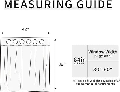 Easy-Going Blackout Curtains for Bedroom, Solid Thermal Insulated Grommet and - Image 7