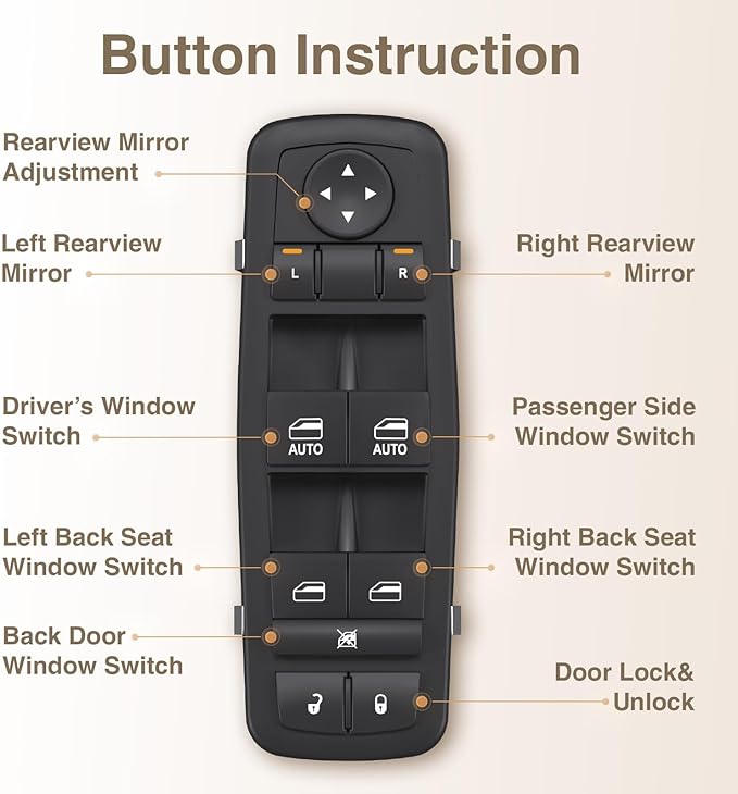 Blycorul Master Power Window Switch Driver Side Compatible - Image 7