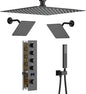 KATAIS Shower Faucet Set Matte Black Shower System by KATAIS