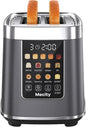 Mecity 2 Slice Toaster with Touch Screen & Auto Lift, Stainless Steel by Mecity