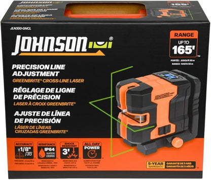 Johnson Level & Tool JLN300-GNCL Laser Level, Self-Leveling Cross-Line Laser - Image 6