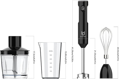 Cordless Hand Blender, UTALENT Variable Speed Immersion Blender Rechargeable - Image 5