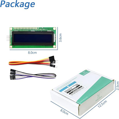 Freenove I2C IIC LCD 1602 Module, New Type TWI Serial 16x2 Display, Compatible - Image 6