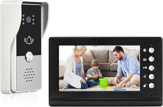toncont Video Doorbell Intercom System, Wired Video Door Entry System, IR Night by Toncont