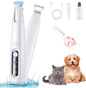 Dog Paw Trimmer with LED Light, 18mm Widen Blade, 35dB Low Noise, LED Display by Unknown