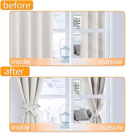 Hiasan Blackout Curtains for Bedroom, 60 x 84 Inches Long - Image 5