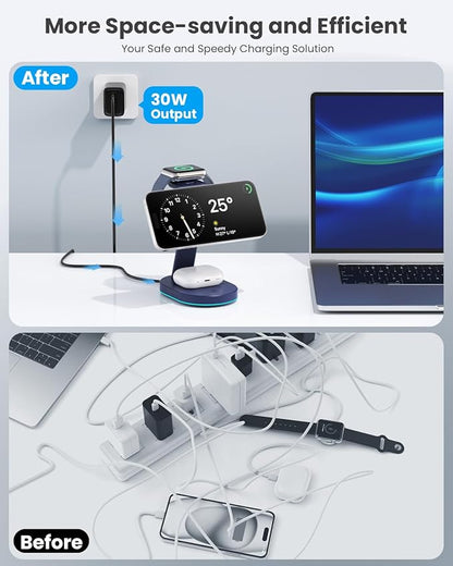 3 in 1 Wireless Charger Charging Station - Image 6