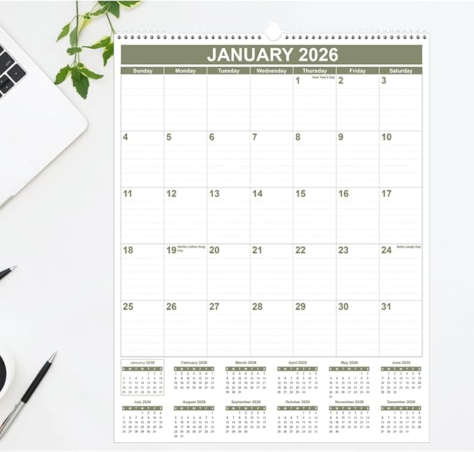 Large Calendar 2026 with Spiral Bound - Image 6