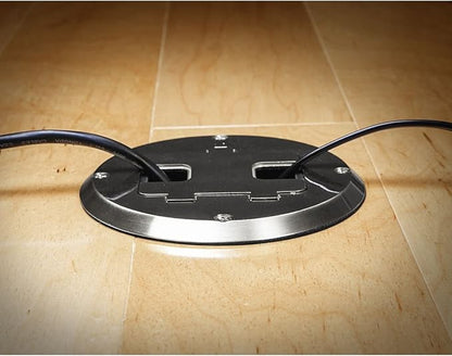 RACO 6239SS Floor Kit with Recessed Duplex 15A TR Device and Adjustable Steel - Image 4