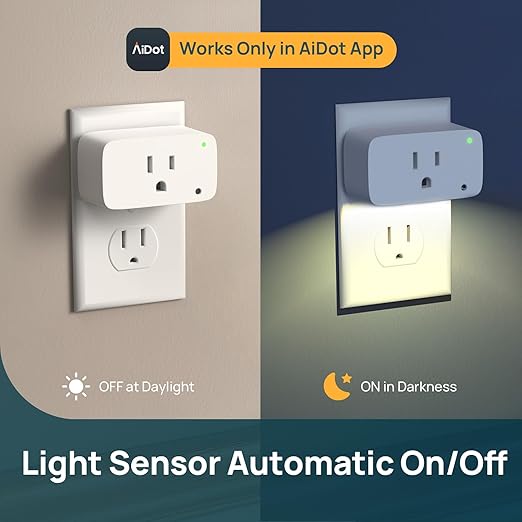 Linkind Matter Smart Plug with LED Night Light, Work with Alexa, Apple Home - Image 6