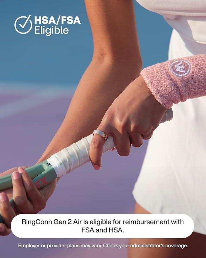 RingConn Gen 2 Air, Ultra-Thin AI Smart Ring, 10-Day Battery Life, - Image 7