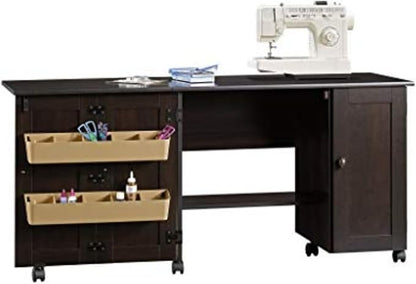 Sauder Miscellaneous Storage Easy Rolling Sewing and Craft Table/Cart/ Pantry - Image 4