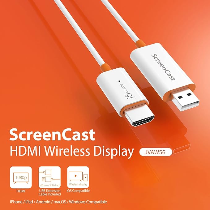 j5create ScreenCast HDMI Wireless Display Adapter Receiver - Image 2