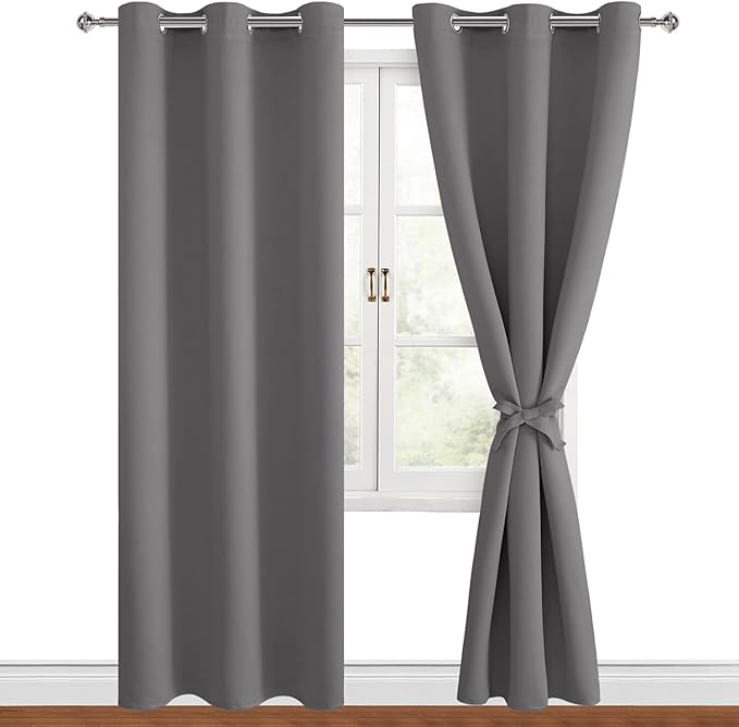 Hiasan Blackout Curtains for Bedroom, 42 x 84 Inches Long by Hiasan